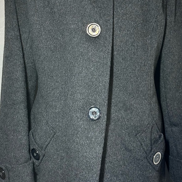 Kristen Blake Wool Jacket. Dark Gray. - Picture 8 of 10